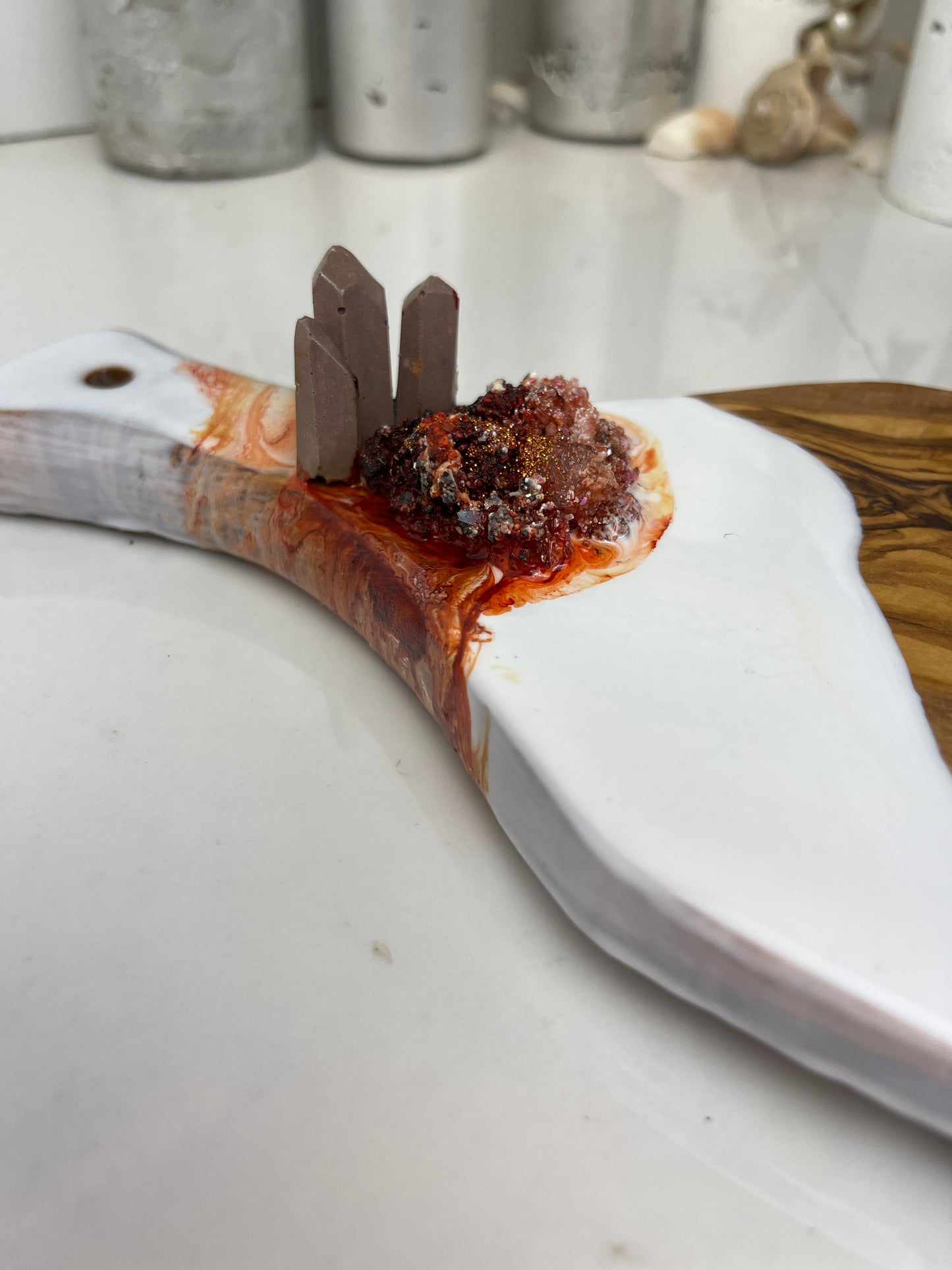 Fun Shaped Crystaled Cheese Board
