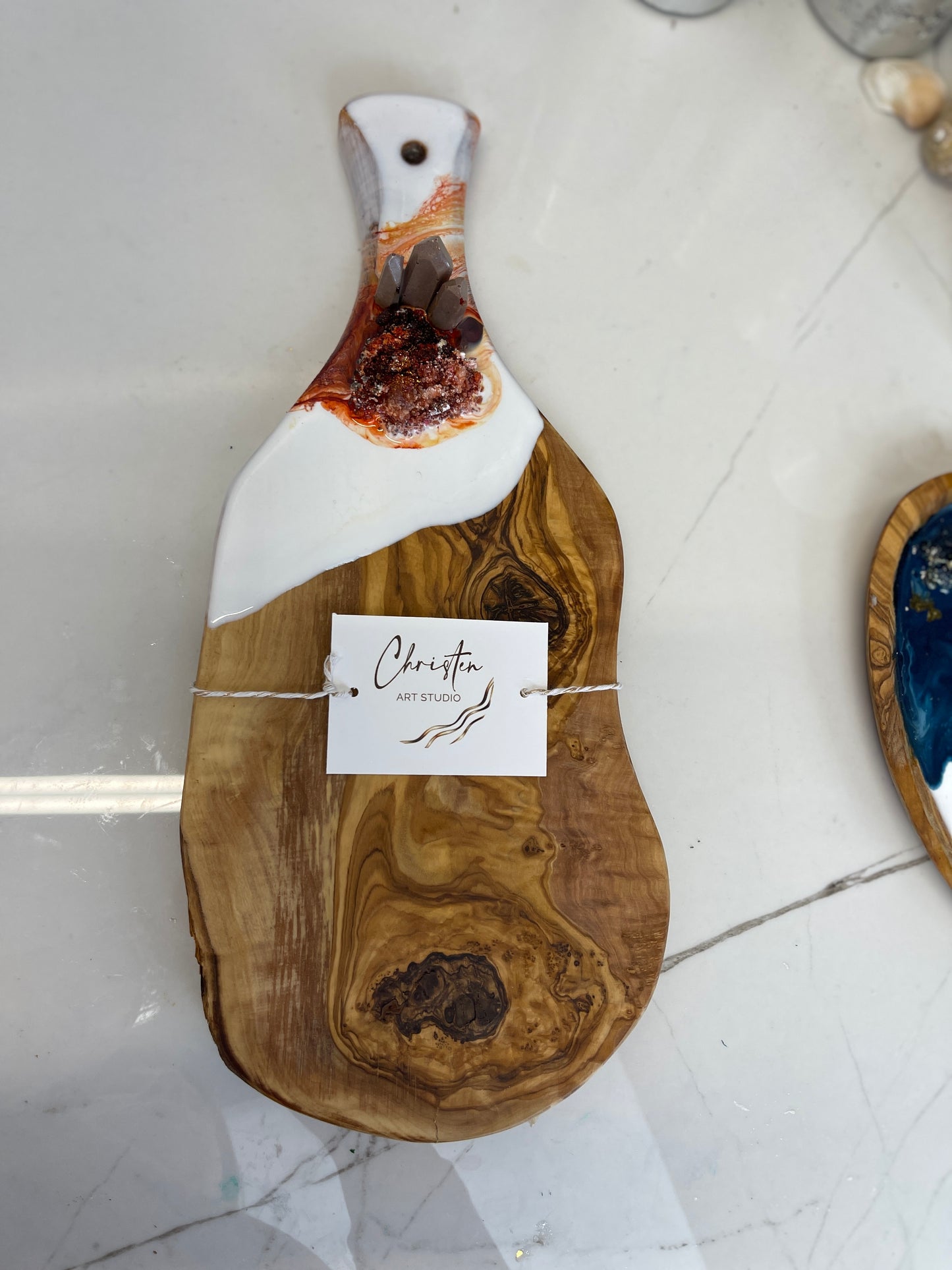 Fun Shaped Crystaled Cheese Board