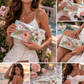Real Flower Resin Clutch Bag – Acrylic Clear Evening Purse with Chain Strap for Women