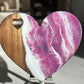 Heart Shaped Cheese Board With knife Set