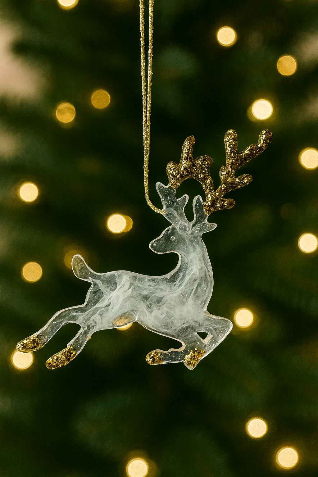 Reindeer Ornament Set of 4