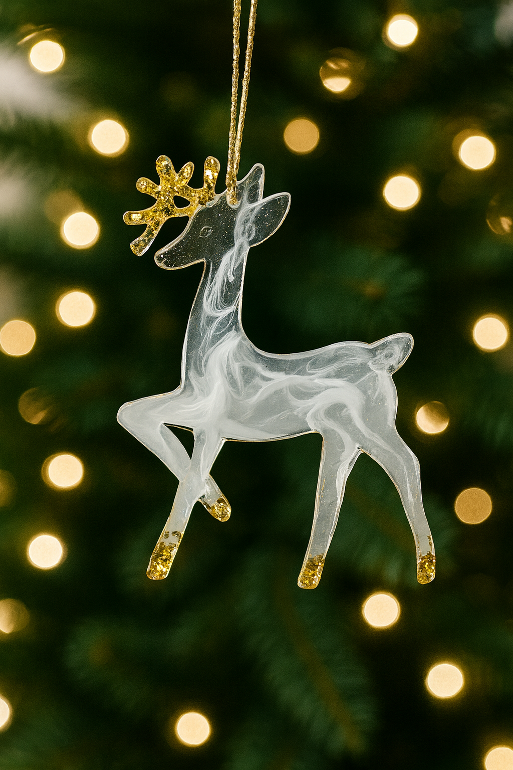 Reindeer Ornament Set of 4