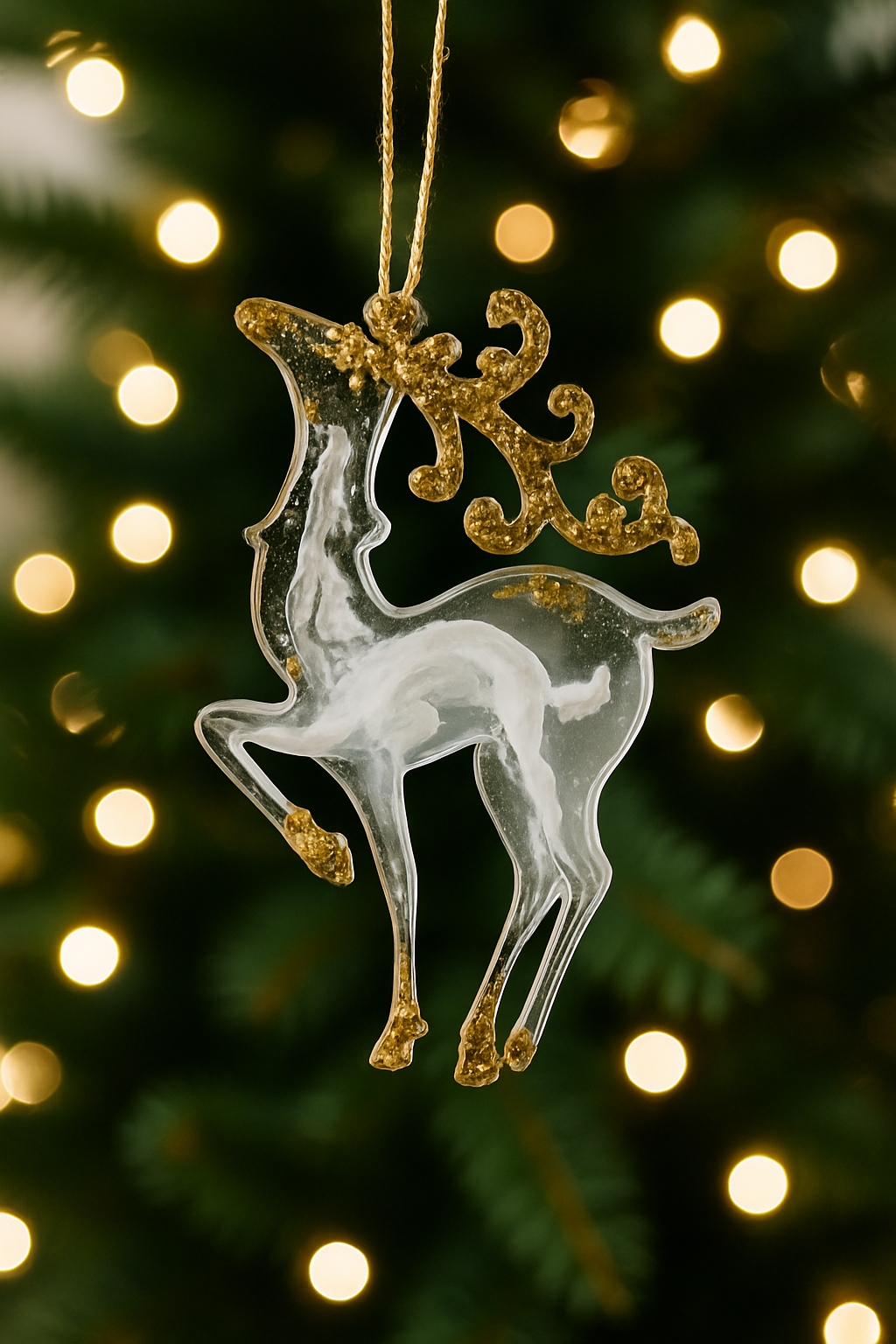 Reindeer Ornament Set of 4