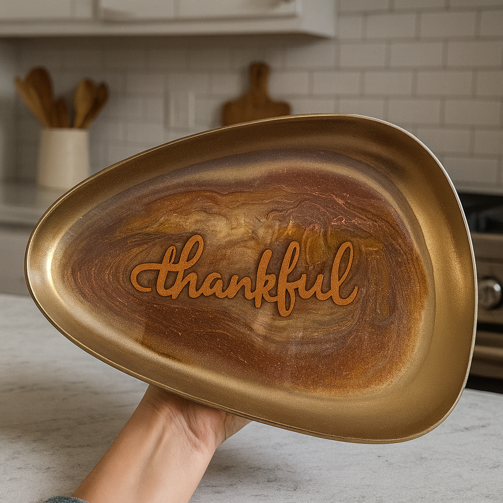 Thankful Handcrafted Resin