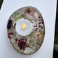 Blossoming Oval Tea Light Candle Holder