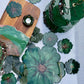 Green & Copper Tray Set