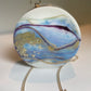 White and Blue Handbag / Clutch