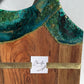 Green and Blue Gold Geode Design Cheeseboard