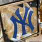 Sports Coasters, New York Yankee's Fan Dream!!! One of a Kind Set of 4 Yankee's Coasters with Beautiful Marble Design
