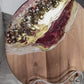 Gold Burgundy Cheese Board