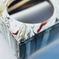 White & Gold Pet Feeder
