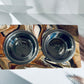 Gold, Bronze & Black Pet Feeder