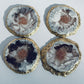 Dusty Pink Nude, beaded Cheese Board with 4 coaters