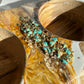 Honey,Yellow Color & Turquoise Beaded Pet Feeder