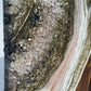 Pink & Gold Color Geode Marble Design Cheeseboard