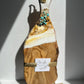 Fun Shaped Beaded Olive Wood Cheese Board