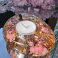 Blossoming Oval Tea Light Candle Holder