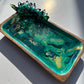 Vibrant Crystal Cluster Trinket Tray