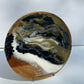 Black, White & Gold Elegance Plate Tray