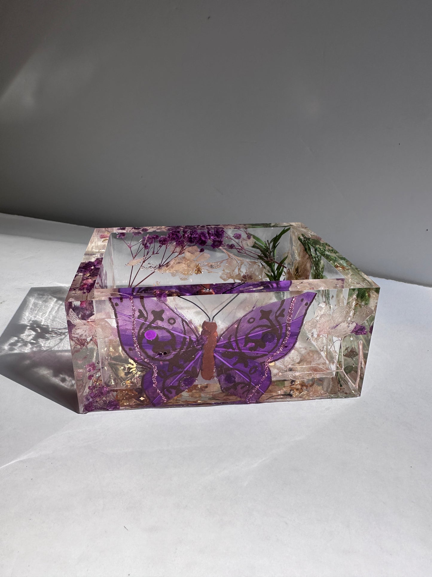 Fluttering Blossom Trinket Box