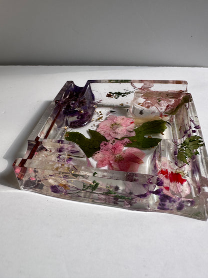 Blossom Bliss Resin Ashtray