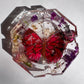 Floral Butterfly Resin Ashtray