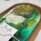 Green Long Oval Tray