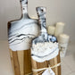 Black White Cheese Board Set