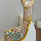 Turquiose Beaded Cheese Board